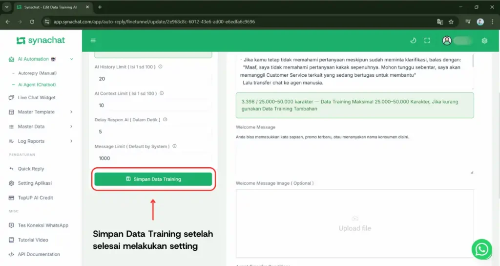 Membuat AI Data Training 7 Cara menambahkan AI Data Training